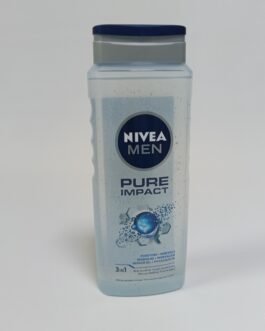 Gel de dus NIVEA MEN Pure Impact 3-in-1 pentru corp, fata si par