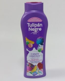 Gel de baie Tulipan Negro Candy Fantasi 700 ml cu hidratare dulce și parfum gourmand