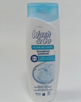 Șampon cu apă micelară Wash&Go 100% Volume 360 ml