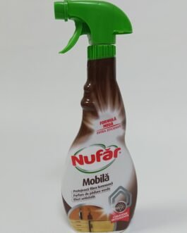 soluție curățare mobilă Nufar 500 ml – pulverizator și ambalaj