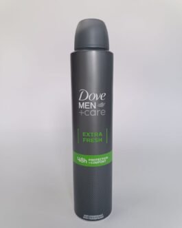 Deodorant spray Dove Men+Care Extra Fresh, 48h protecție, recomandat în sfaturi pentru igiena casei