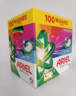 Detergent capsule Ariel All-in-1 Pods, 100 spălări – curățare eficientă și prospețime, recomandat în sfaturi pentru igiena casei
