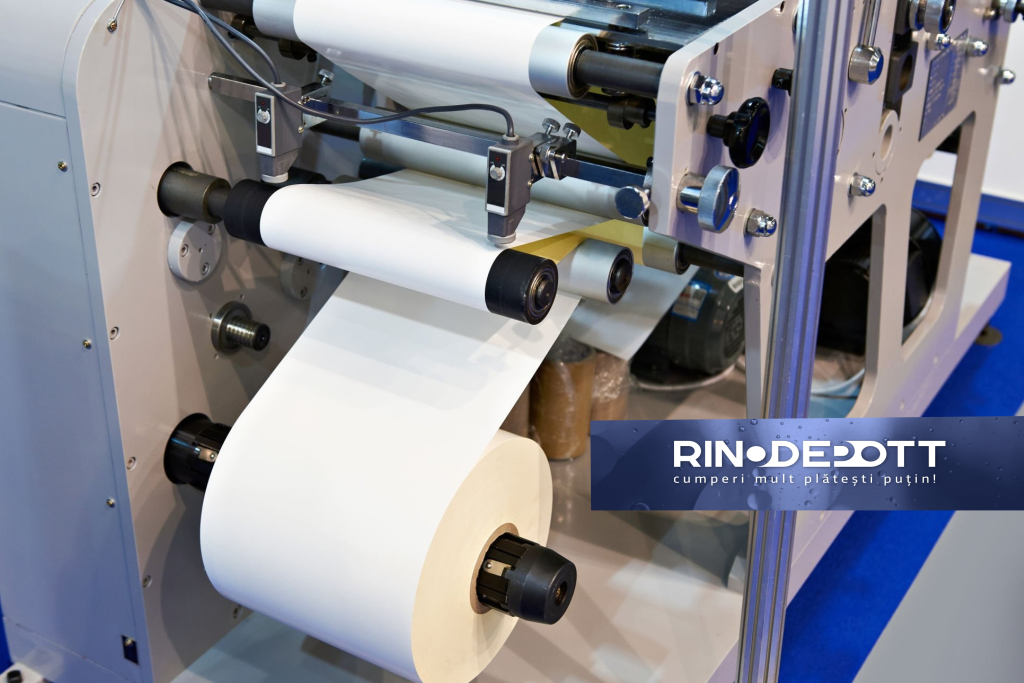 „Utilaje moderne folosite de un producător în industria hârtiei”